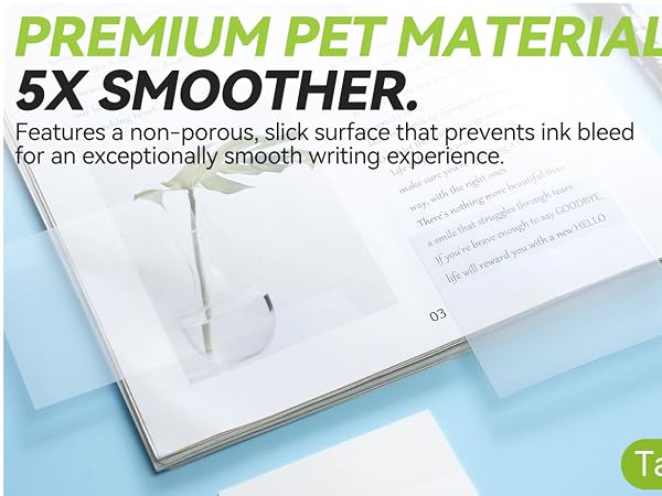 clear sticky notes