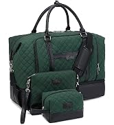 Weekender Bags for Women Overnight Bag with Shoe Compartment and Toiletry Bags Large Travel Duffe...