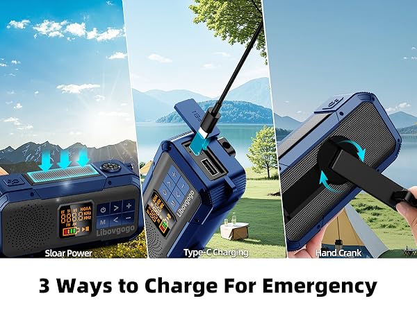 3 ways to charge