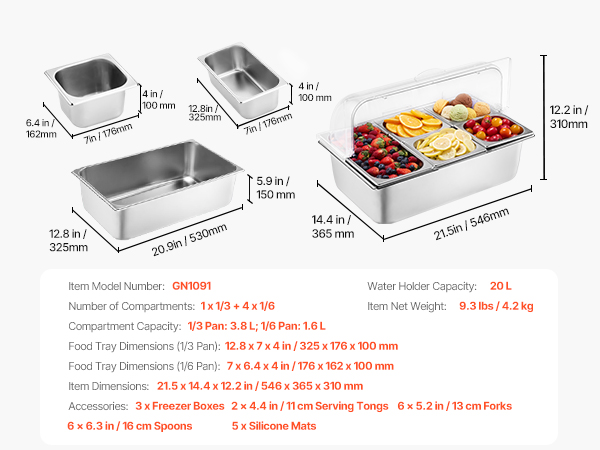 stainless steel food serving tray