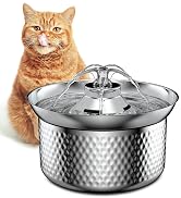 Emperor Pets Cat Water Fountain Pet Water Fountain, Stainless Steel Pet Drinking Fountain