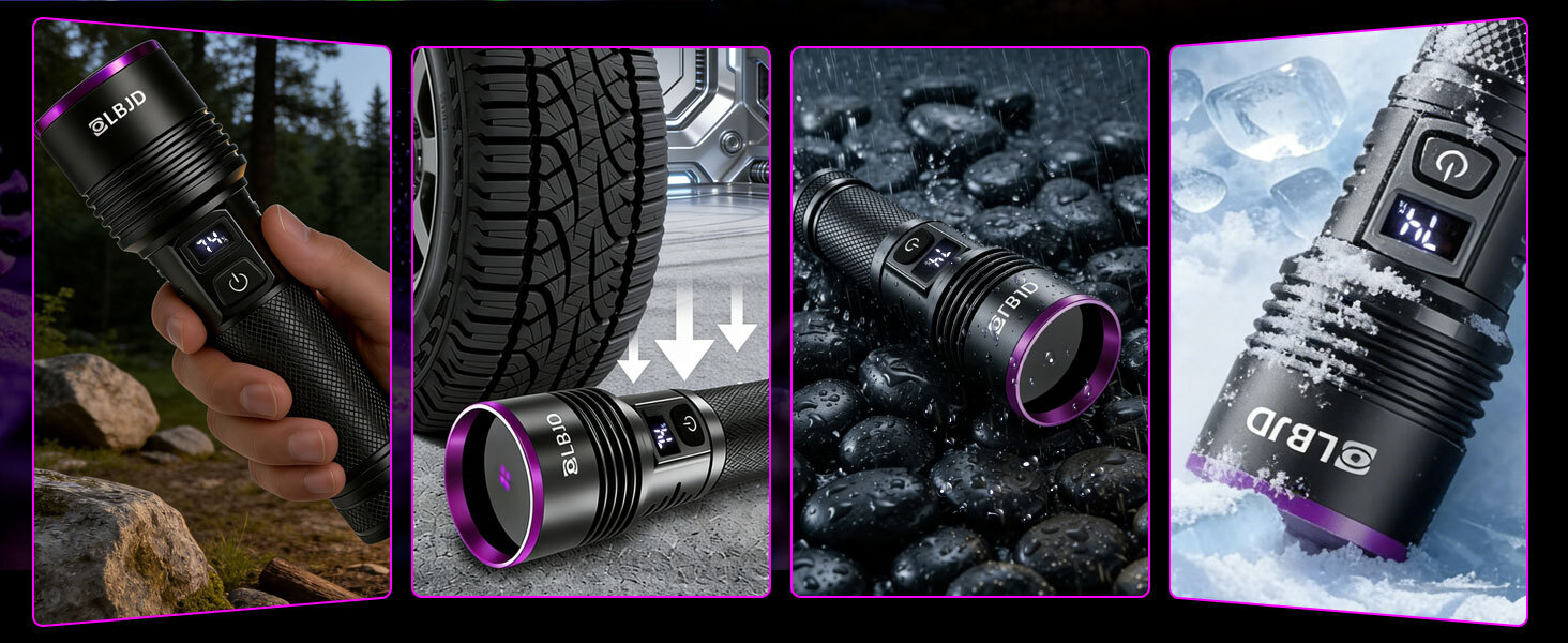 rechargeable blacklight flashlight
