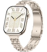 Suphart Thin Bands Compatible with Apple Watch Band for Women 42mm 41mm 40mm 38mm, Slim Metal Str...