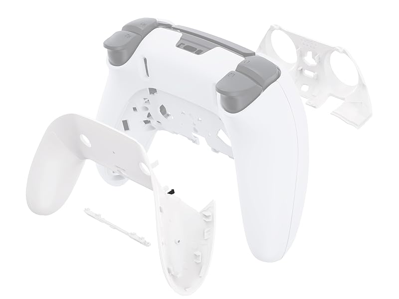 eXtremeRate Top Bottom Decorative Trim Shell For ps5 Edge Controller Replacement Shell Plates Cover