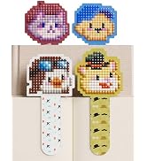 ARTDOT 4 Pack Diamond Art Magnetic Bookmark Kits for Adults, Cute Diamond Painting Reading Bookma...