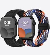 Magnetic Stretchy Sport Loop Compatible with Apple Watch Band for Women Men | 49mm 46mm 45mm 44mm...