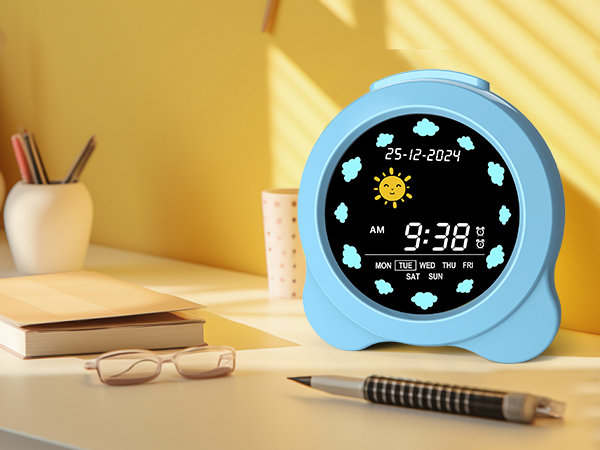 Kids Digital Alarm Clock Colorful