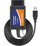 OBDMONSTER ELM327 OBD2 USB Adapter for Windows, ELMconfig Scanner with MS CAN/HS CAN Switch for S...