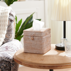 tissue box cover with lid