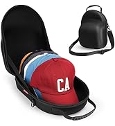 Livelab Hat Travel Case, Hard Hat Case for Baseball Caps, Hat Storage for Travel with Carrying Ha...