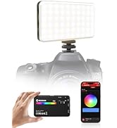 MOMAN On Camera Light, 91 LEDs RGB Camera Video Lights for Photography, CRI 95+ Dimmable 2500-900...