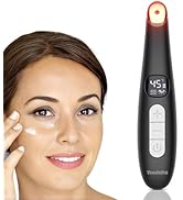 Vowleike Eye Lift Wand, 3 in 1 Vibrating 98°F to 113°F LCD Eye Massager for Dry Eyes, Dark Circle...