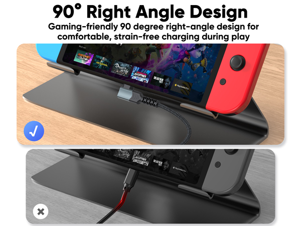 90 degree usb c cable