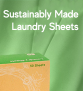 sustainably made laundry sheets