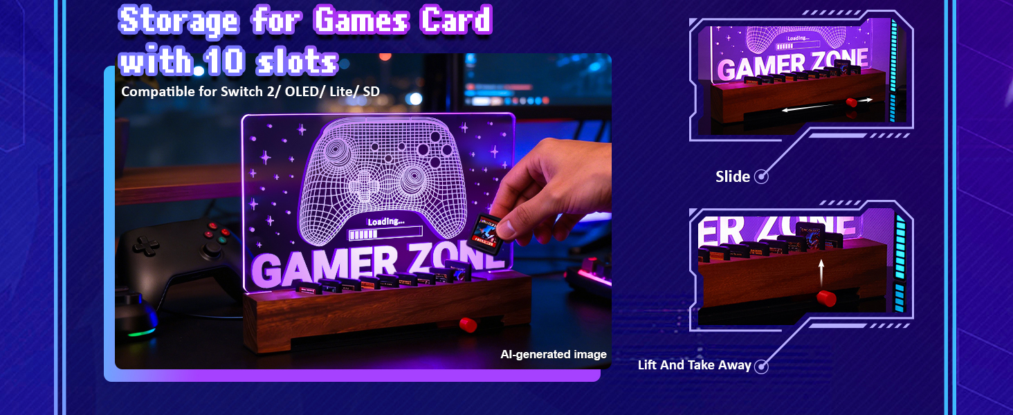 Game Card Cartridge Holder