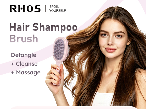 scalp massager hair shampoo brush for all hair types