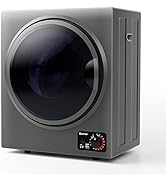 ARLIME Compact Laundry Dryer, 1.6 cu.ft Portable Clothes Dryers W/4 Automatic Drying Mode, Small ...