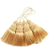 BEL AVENIR 4Pcs Tassels Key Tassel with Loops Handmade Craft Charms DIY Accessories Elegant Soft ...