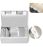 KYHSHJ Recessed Flat Hidden Socket Kit with 4 * 15A Receptacle+2 * 4.8A USB Charging Ports+2-Port...