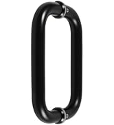 Rackickyer Back to Back Frameless Glass Shower Door Pulls, Fits 6-12mm(1/4"-1/2") Thickness Glass...