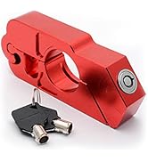 YOMTOVM Motorcycle Lock Grip Handlebar Throttle Lock Brake Security Lock for ATV Motorcycles Dirt...