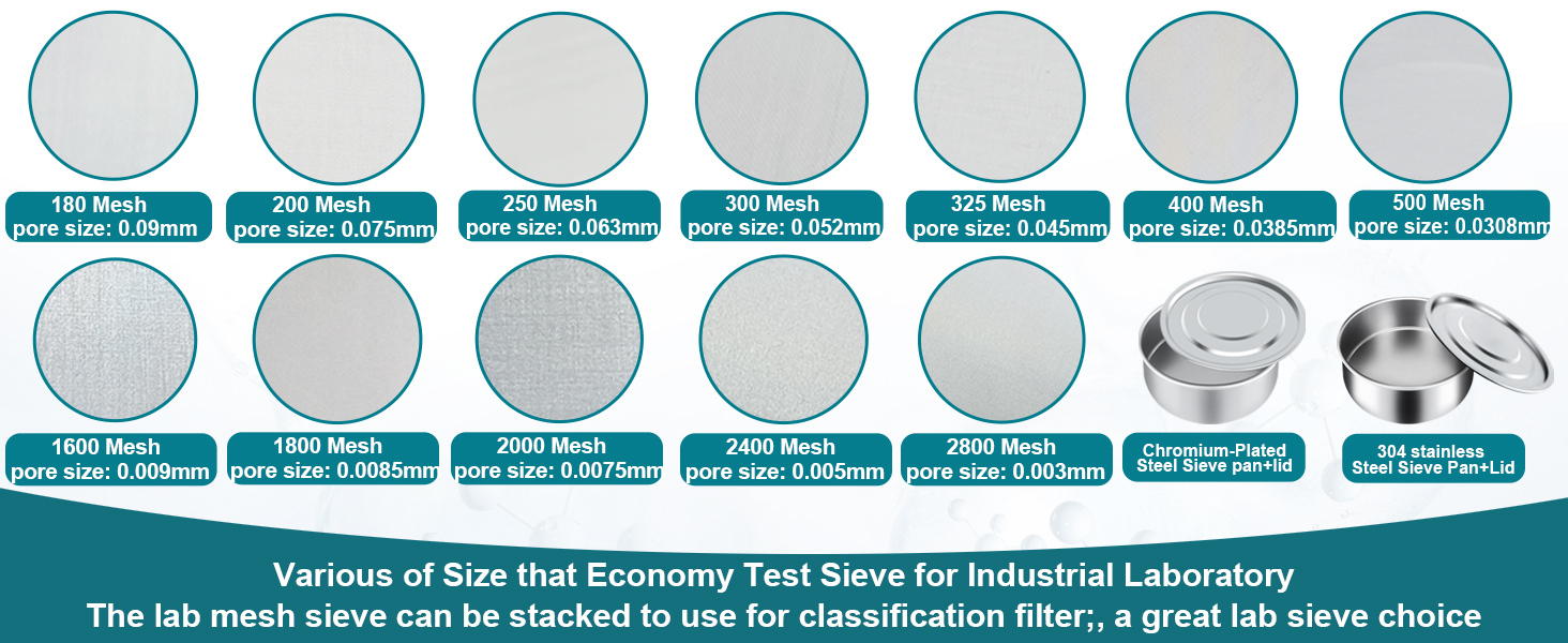 10cm standard economy lad sieves