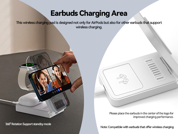 Earbuds Charging Area