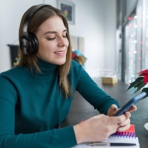 zihnic ANC 919 Black Bluetooth headphone 7