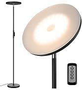 Floor Lamp,30W/2400LM Sky LED Modern Torchiere 3 Color Temperatures Super Bright Floor Lamps-Tall...
