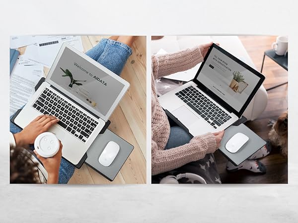 Portable foldable Computer laptop cooling pad lap board desktop holder drawing stands travel trays