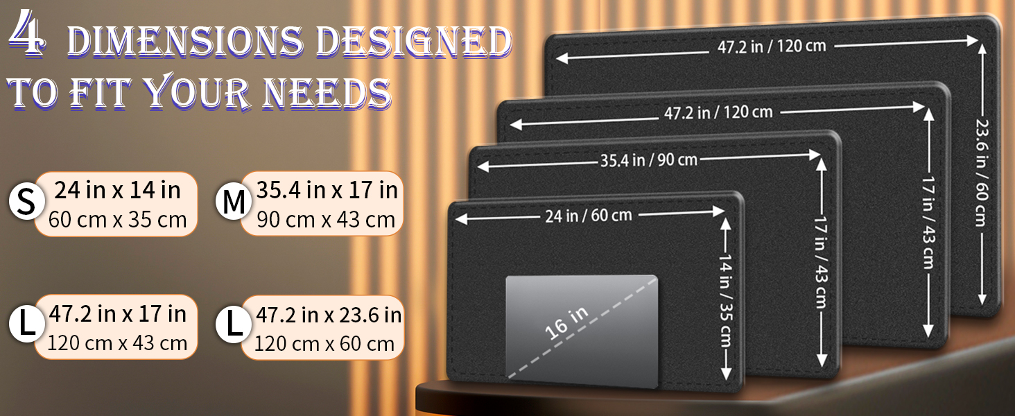 computer desk mat