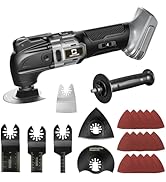 Cordless Oscillating Tool for Dewalt20v Battery, Brushless-Motor Tool with Auxiliary Handle, Osci...