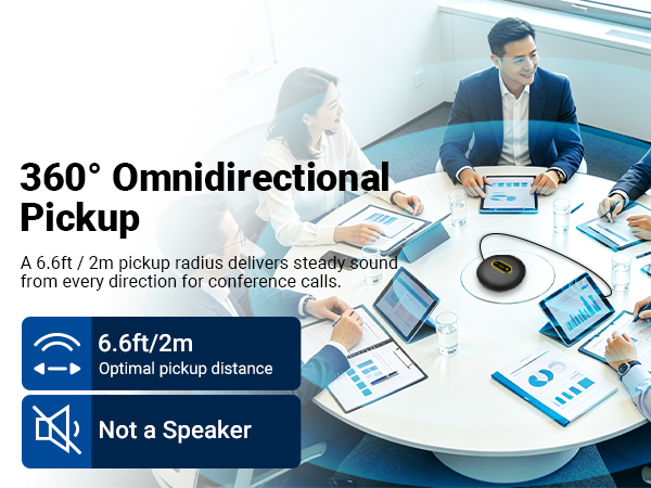 360° Omnidirectional Pickup