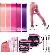 Ankle Resistance Bands with Cuffs &Booty Bands Set,Ankle Straps for Cable Machines for Leg,Booty,...