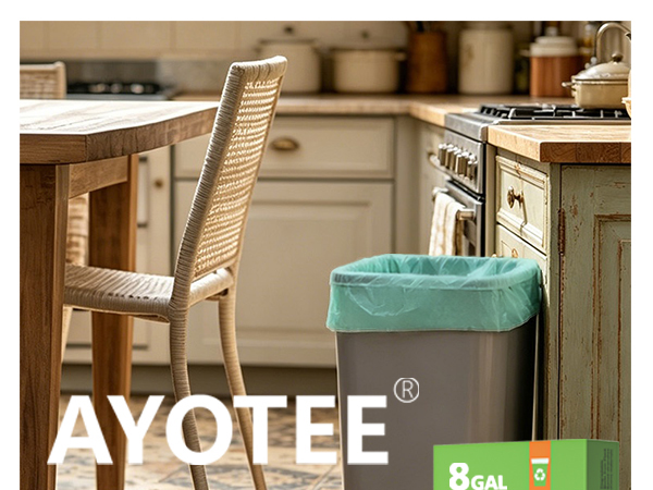 8 gallon trash bags for kitchen