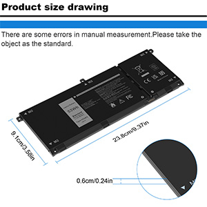 Dell Inspiron 5400 5406 7405 7300 7306 7500 7506 battery