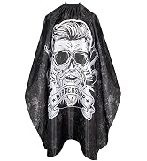 64" x 56" Barber Cape for Men Professional Hair Cutting Cape Water-Resistant Hair Styling Cape wi...