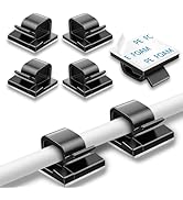 200 Pcs Cable Clips, Adhesive Cable Organizer Cord Holder Wire Clip Wire Management Self Adhesive...