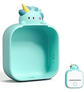 Memoking T02 Protective Case - Unicorn Shape Soft Silicone Cute Design Printer Cover, Compatible ...