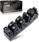 15883320 Driver Side Power Master Window Switch with Power Folding Mirrors Compatible with 2003-2...
