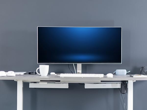 under desk cable management trays