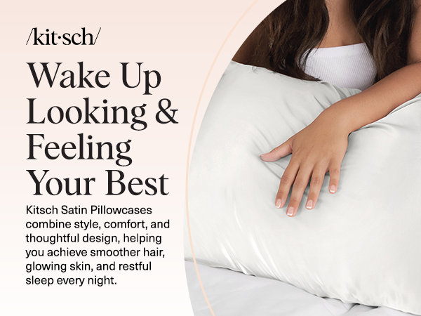 Satin Pillowcase King - Ivory