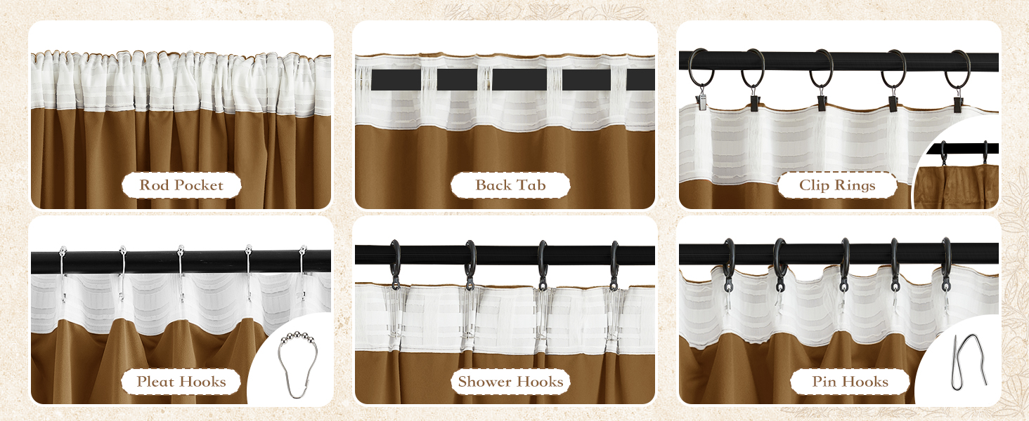 Gold Brown Velvet Curtains