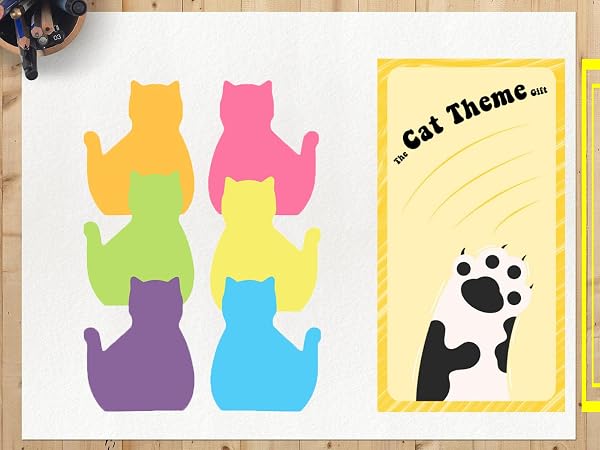 cute cat sticky notes