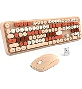 FOPETT Keyboard and Mouse Sets Wireless Keyboard and Mouse Sets,Reliable 2.4 GHz Connectivity for...