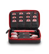 Casemaster Plazma Dart Case for Soft and Steel Tip Darts, Holds 3 Darts and Features Built-In Sto...