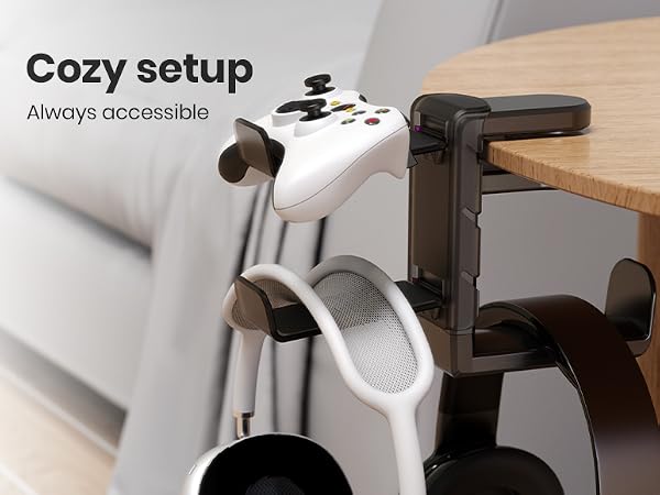 PC Gaming Headphone & Controller Holder