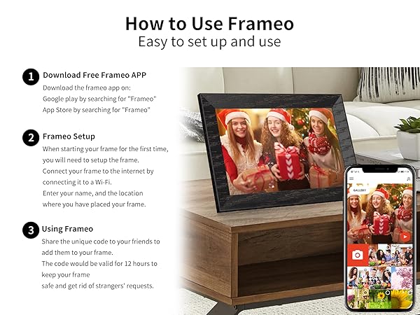 Digital Picture Frame 10.1 Inch