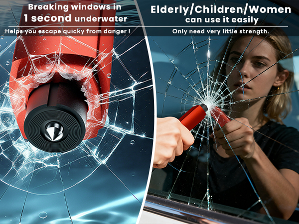 car glass breaker underwater