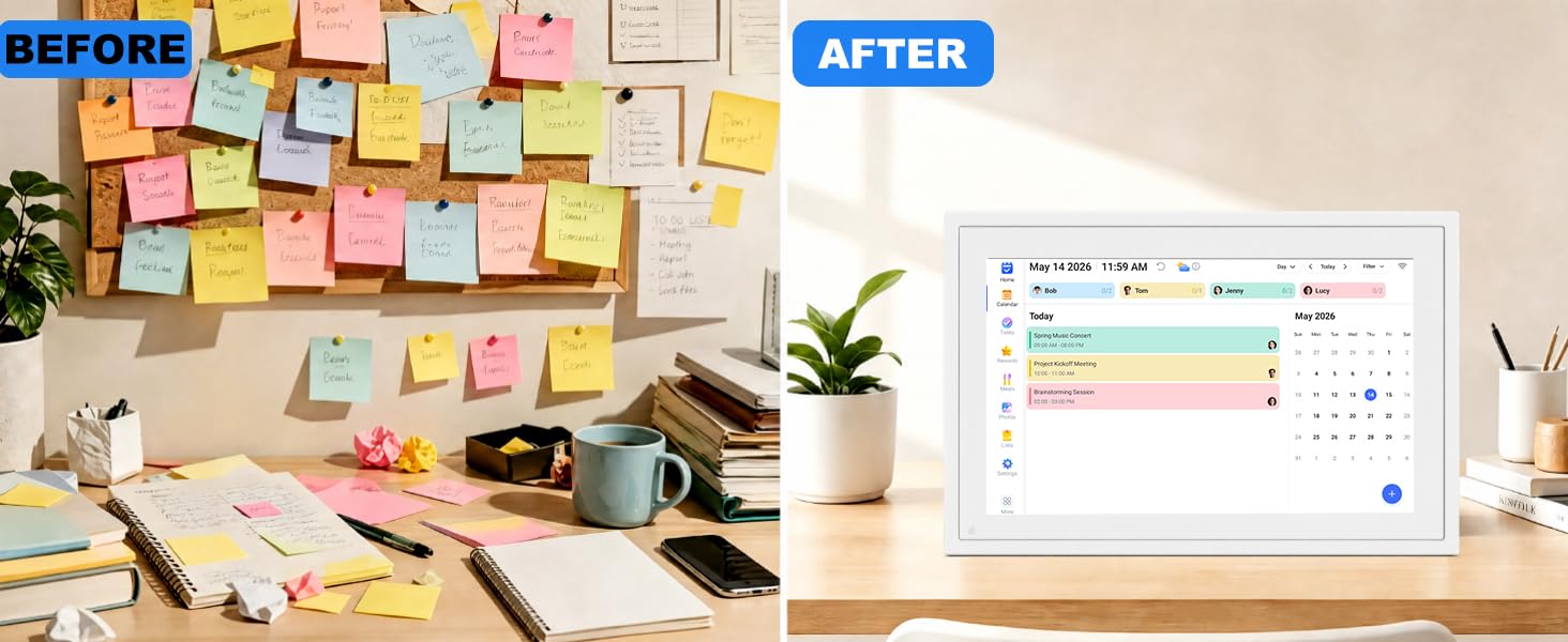 Color Coded Schedules For Multi-Generation Families